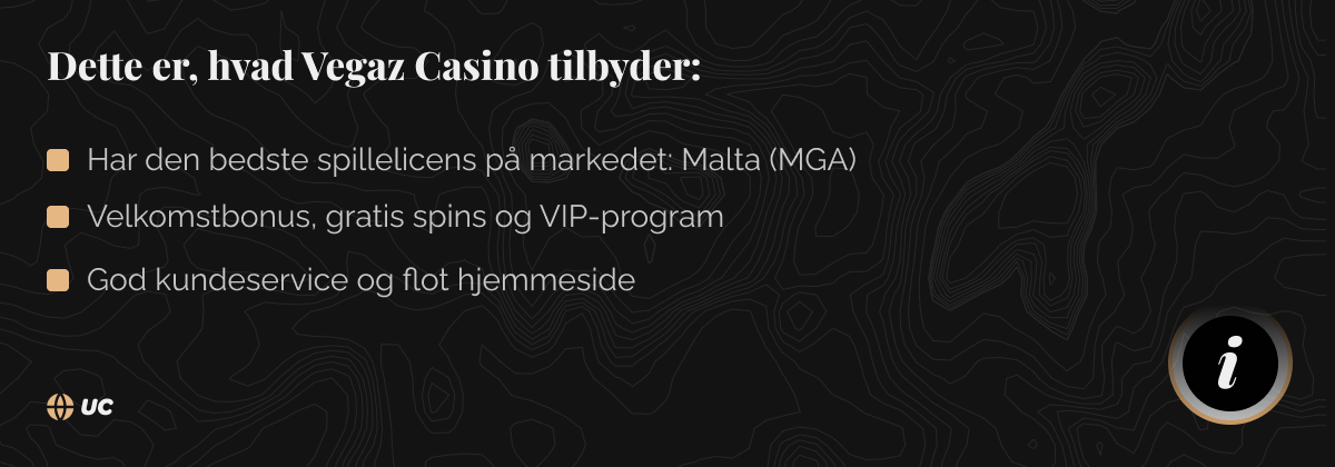 vegaz casino anmeldelse